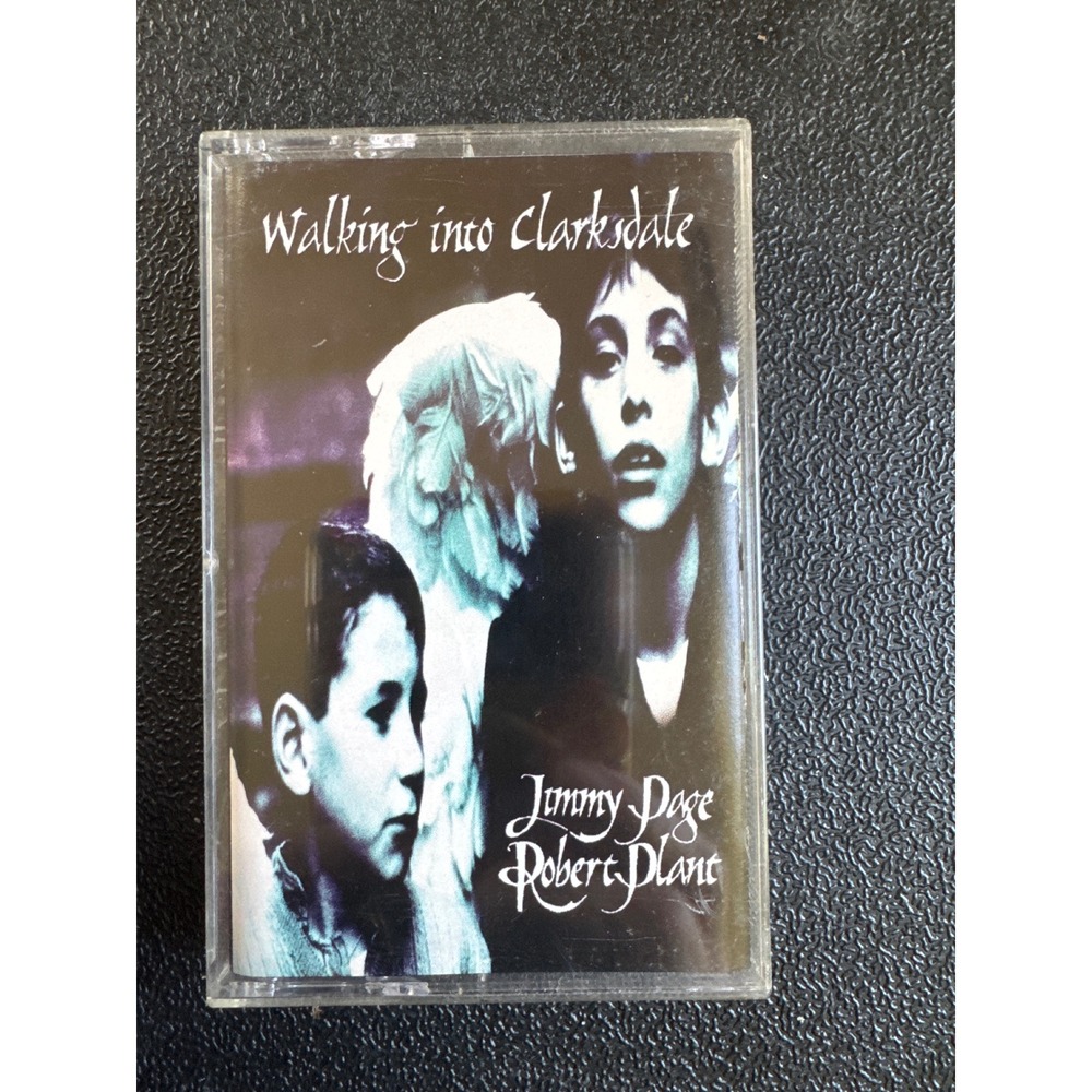 Jimmy Page Robert Plant Walking into Clarksdale Cassette Tape 1998 Atlantic